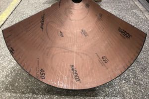3/8” HARDOX 450 bump formed cone segments