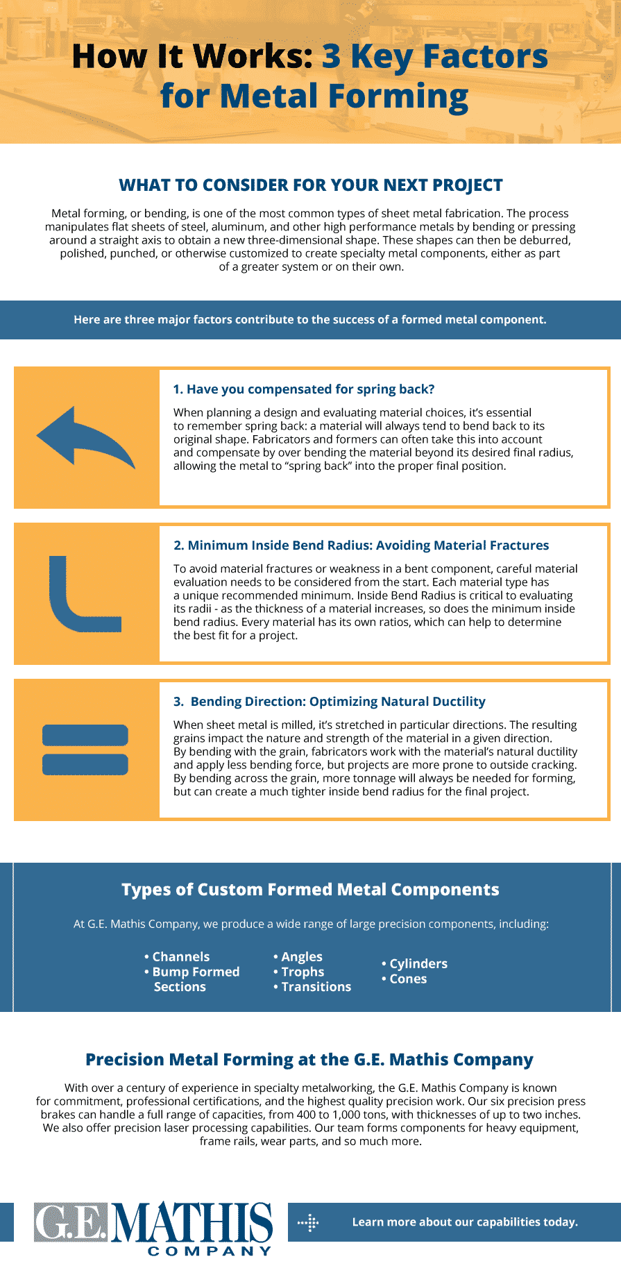 Key Factors for Metal Forming