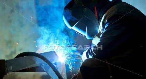 welding a component for the construction industry